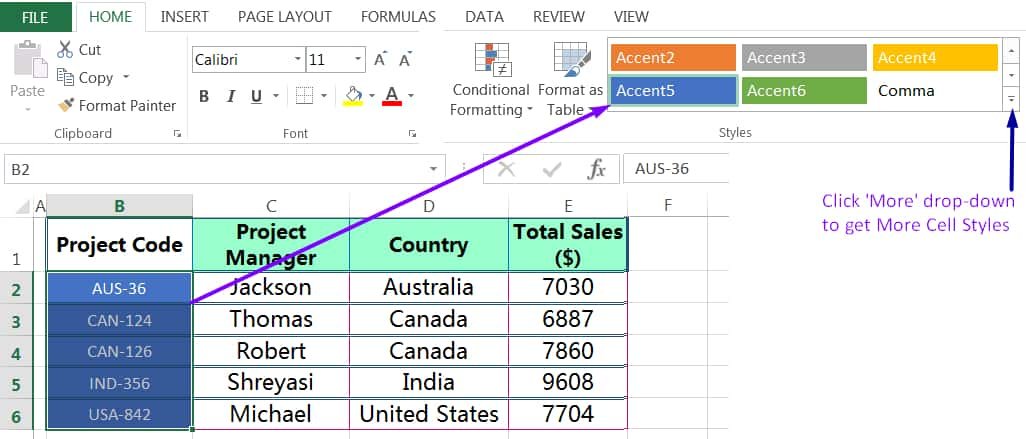 06 Tips How To Apply And Customize Cell Styles In Excel King Of Excel