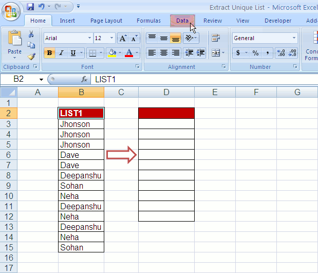 3 Ways To Extract Unique Values From A Range In Excel