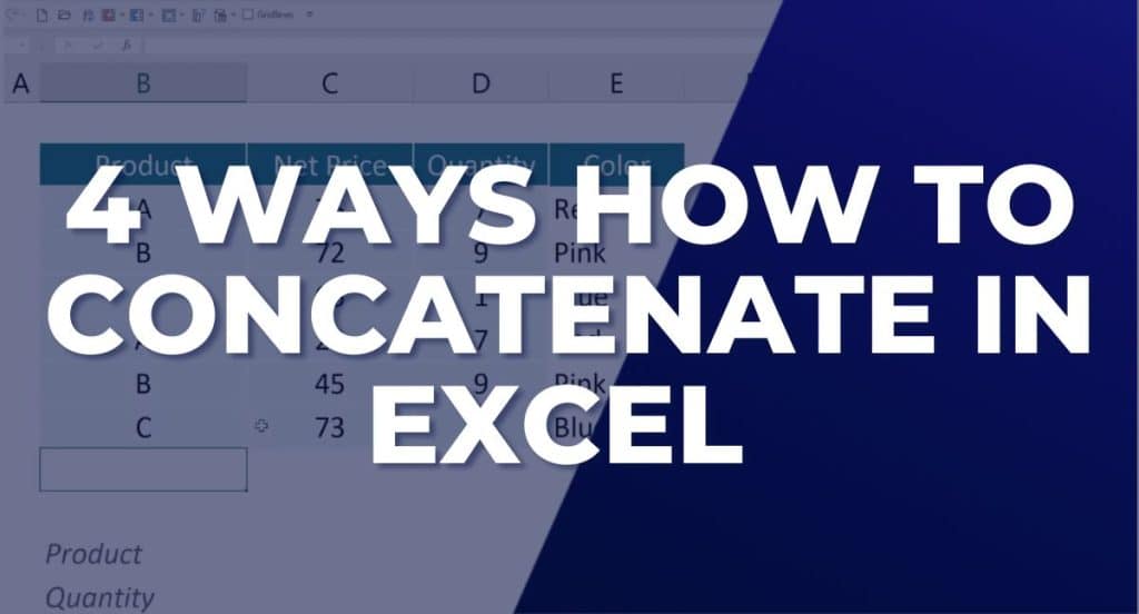 4 Ways How To Concatenate In Excel With Space Step By Step Master