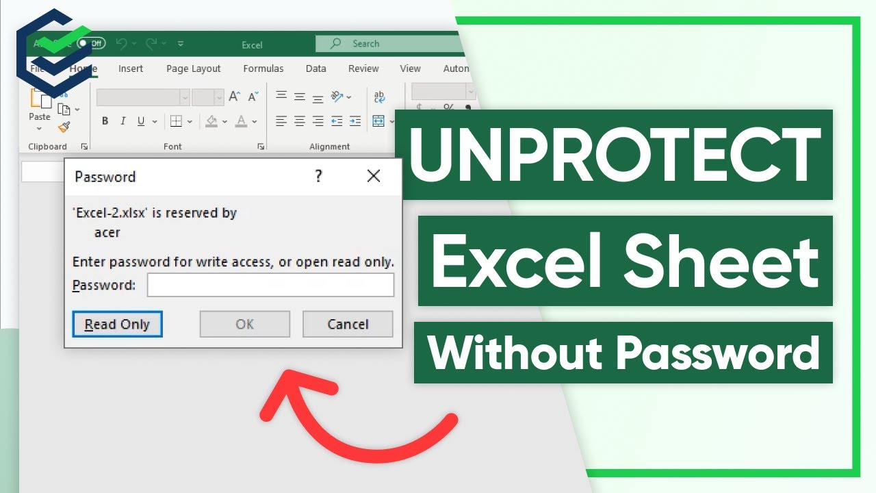 4 Ways How To Unprotect Excel Sheet Without Password How To Unlock Excel File Password 2023