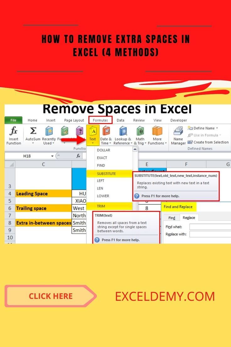 5 Easy Ways To Remove Extra Spaces In Excel