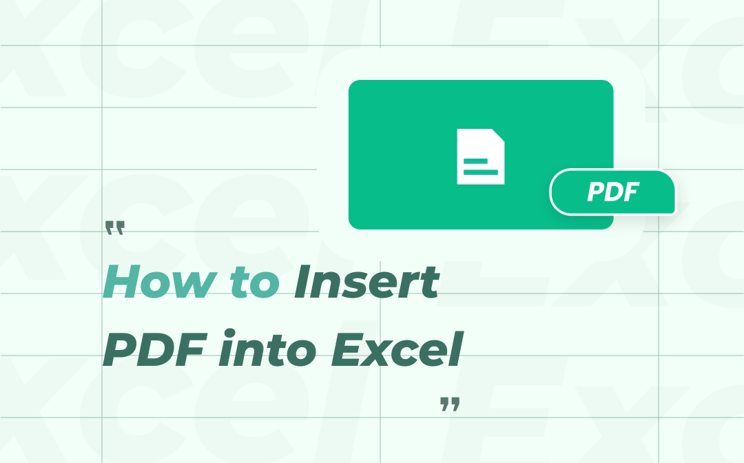 5 Simple Ways To Insert Pdf Into Excel Quality Practical