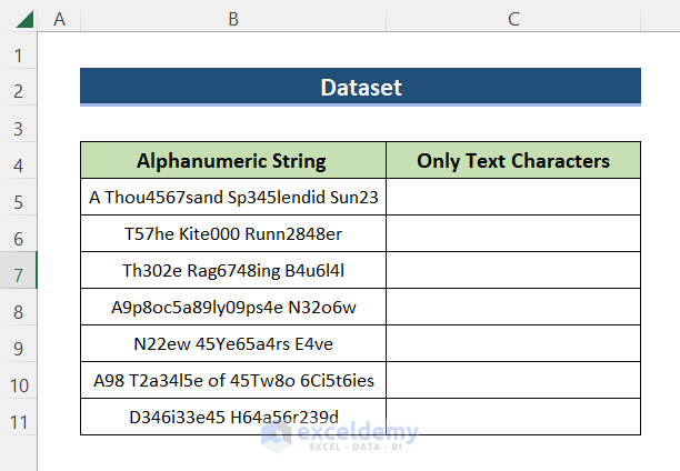 5 Ways To Remove Numeric Characters From Cells In Excel