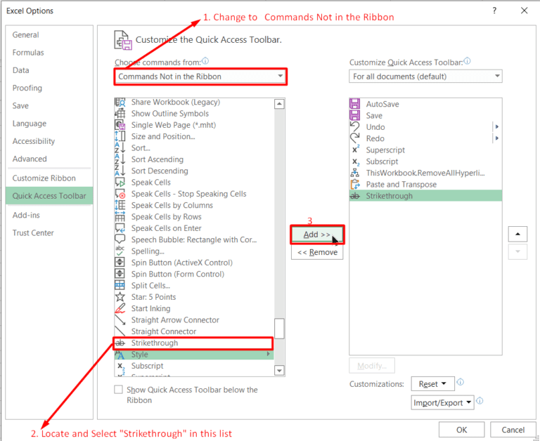 6 Easy Methods To Strikethrough In Excel