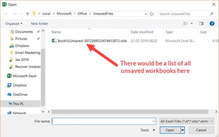 8 Ways To Recover Unsaved Or Deleted Excel Files Free 2022