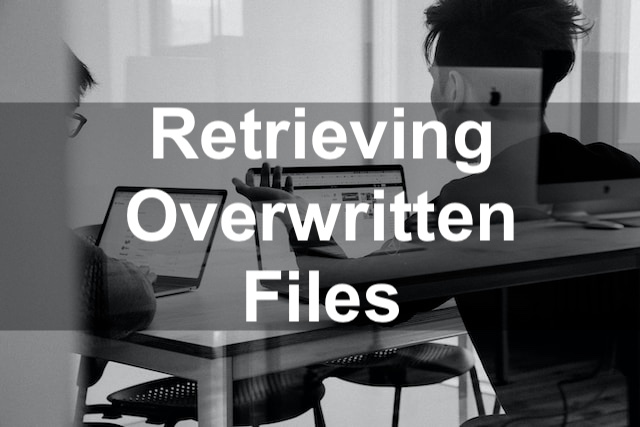 A Guide For Recovering Overwritten Files On Mac