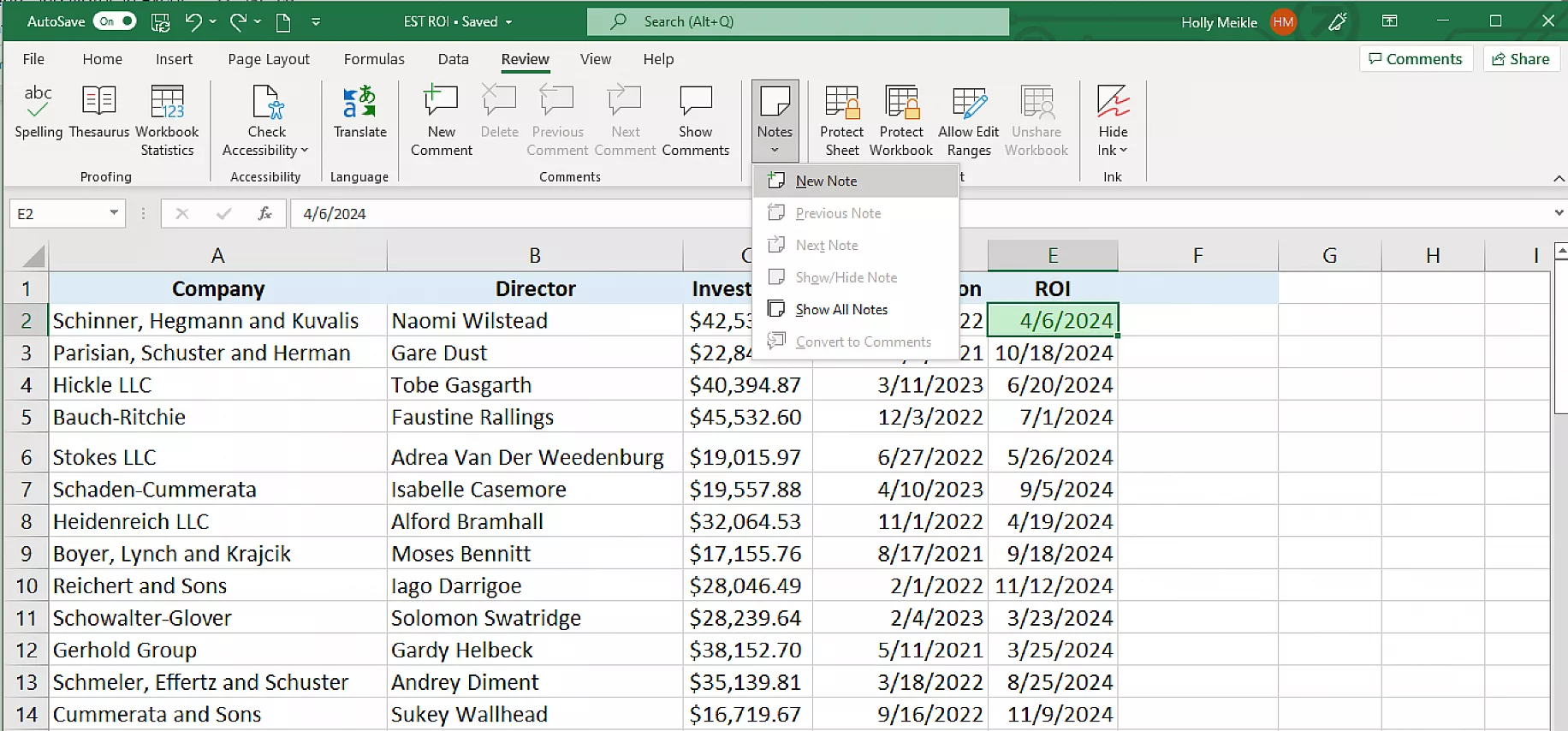 Add Edit Amp Delete Comments And Notes In Excel Layer Blog