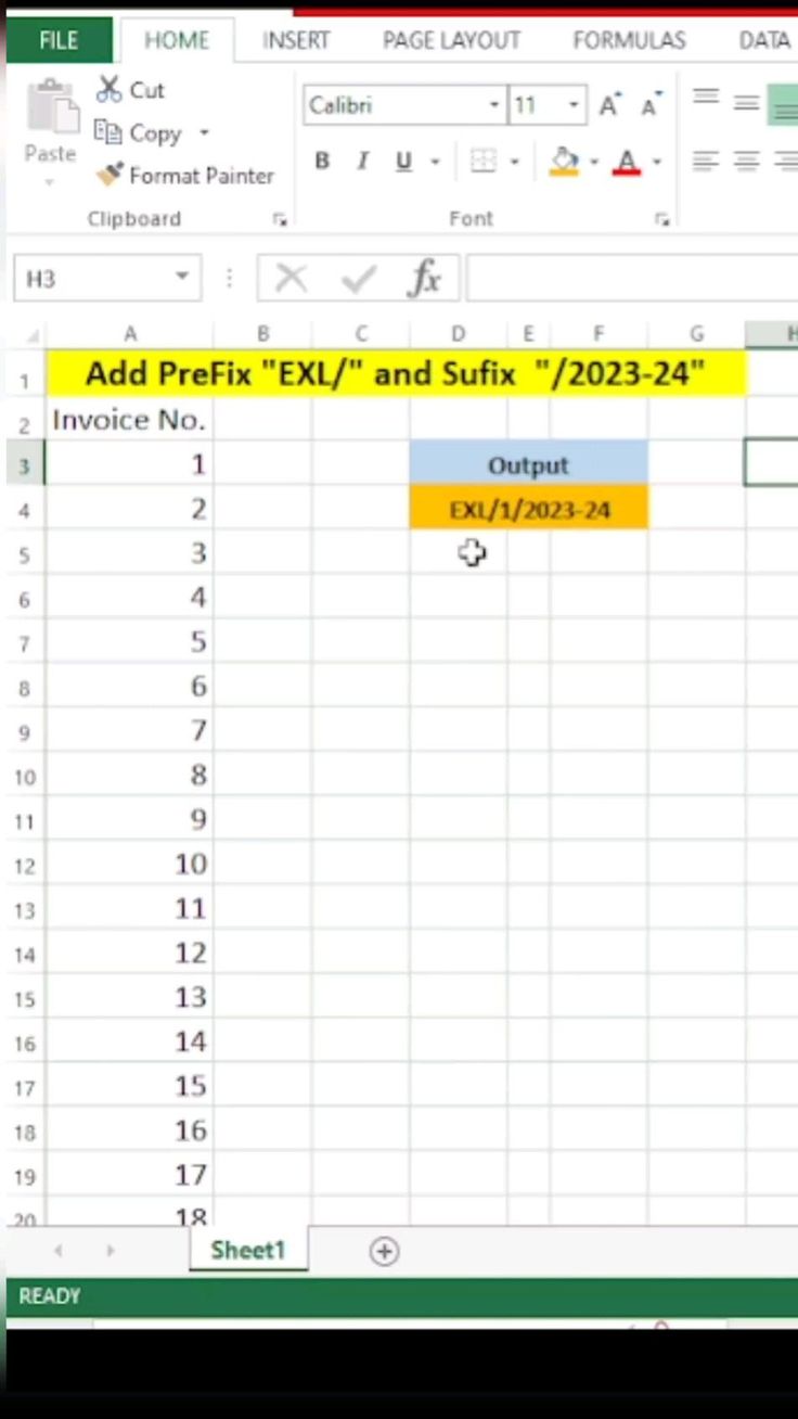 Add Prefix And Suffix In The Invoice Number Prefixes Prefixes And