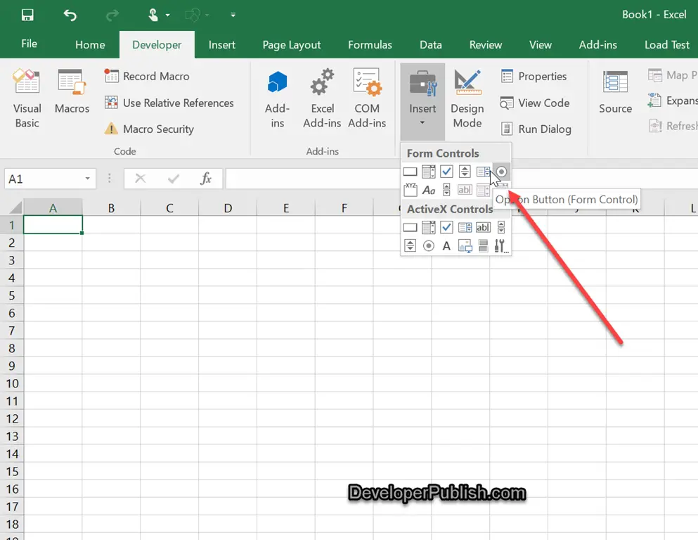 How to Add a Border to Excel Option Buttons