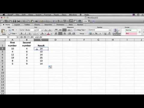 Adding Amp Subtracting Vertical Columns In Excel Ms Excel Tips Youtube