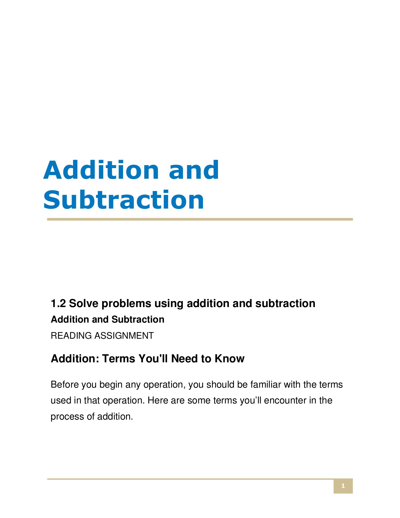 Addition And Subtraction Jamie Clark Page 1 7 Flip Pdf Online Pubhtml5