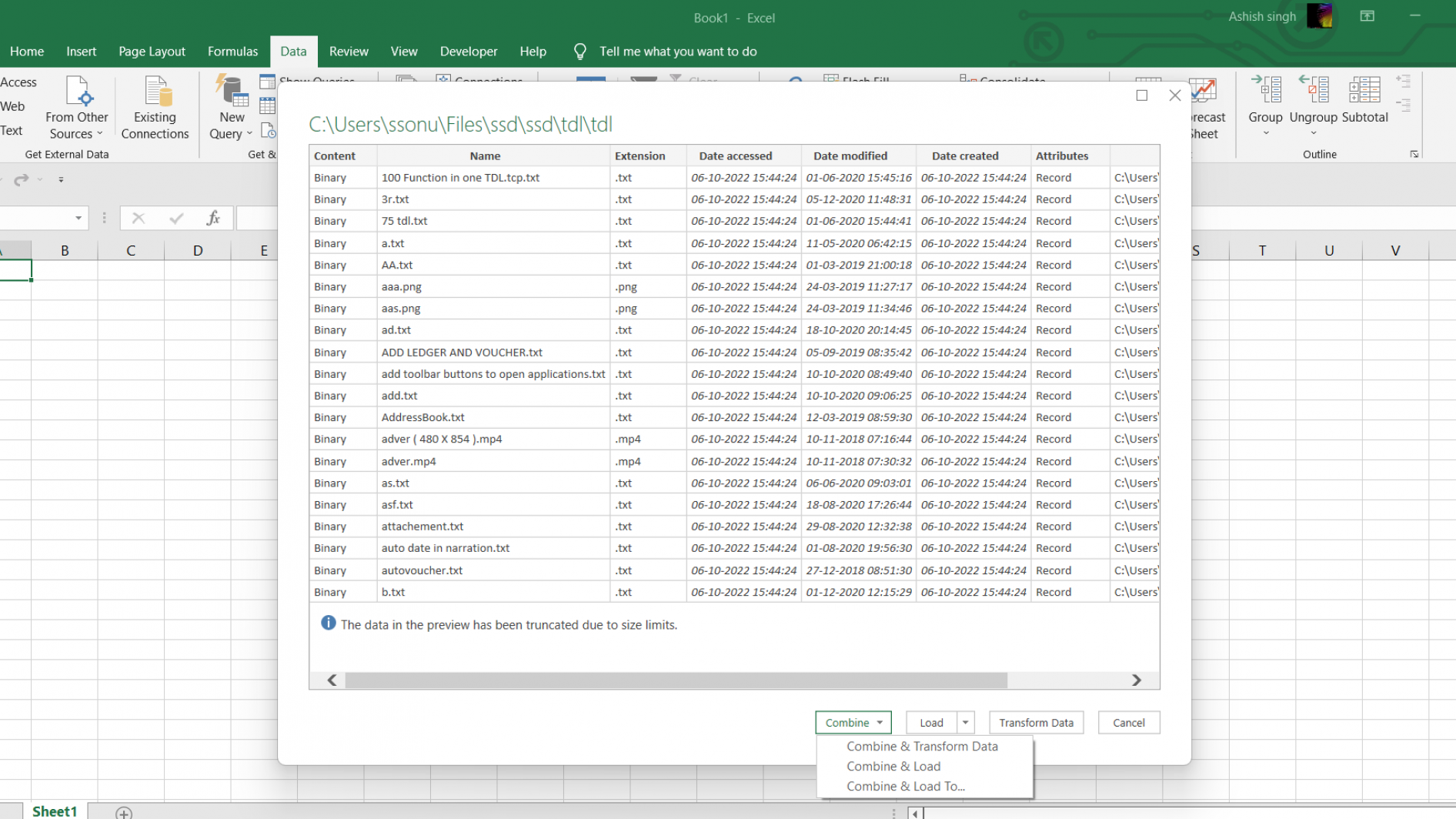 Best Way To Merge Files In To One With Power Query For Excel Combined