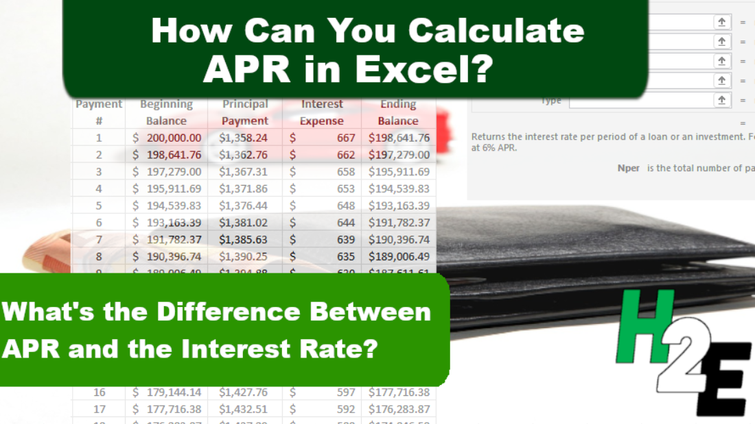 Calculate Apr Vs Apy Excel Shorts Youtube