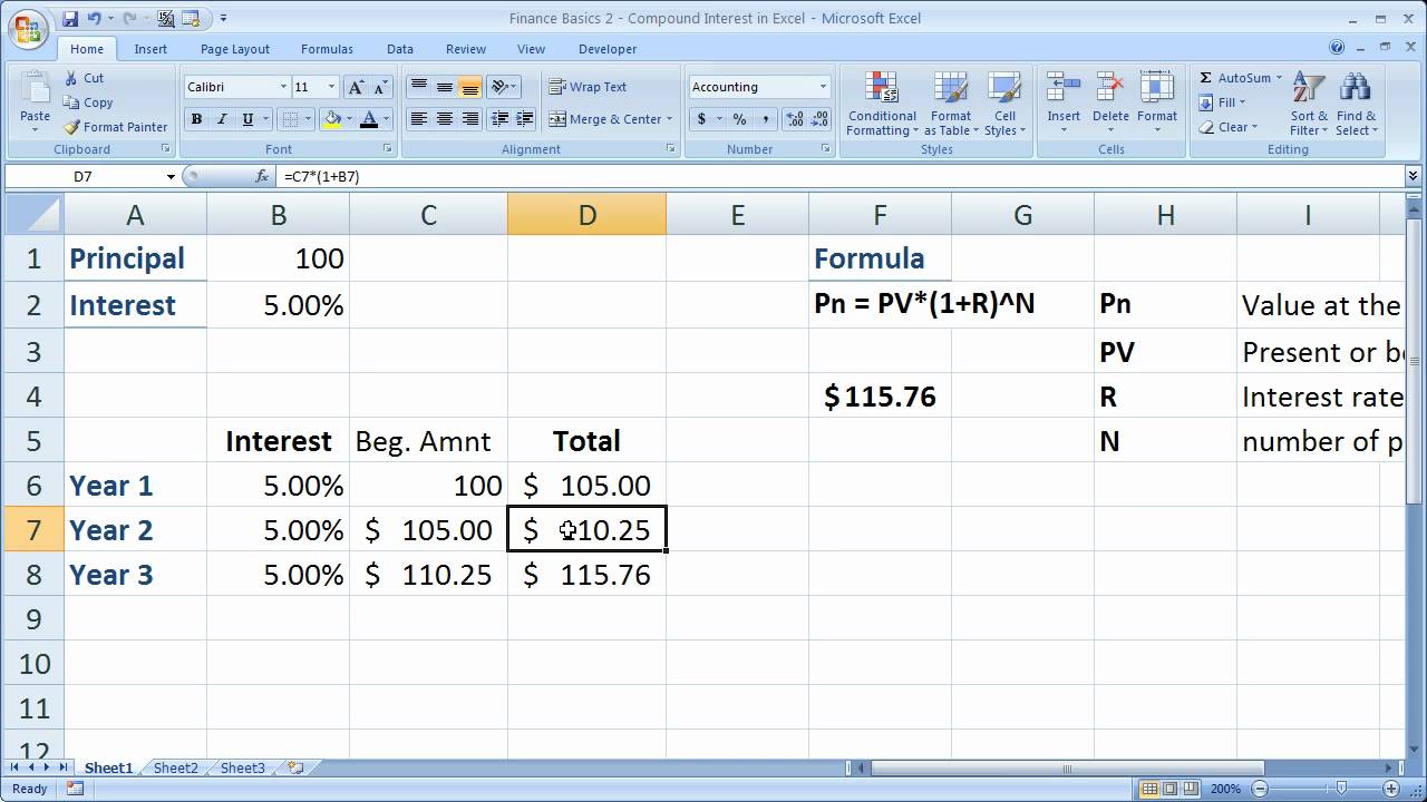 Calculating Interest Rates With Excel