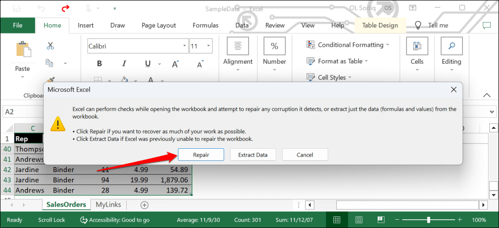 Can T Scroll In Microsoft Excel 8 Ways To Fix Helpdeskgeek