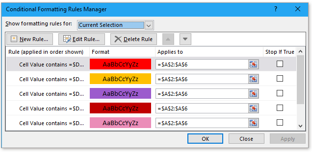 Color Coding Yes Or No Drop Down List In Excel