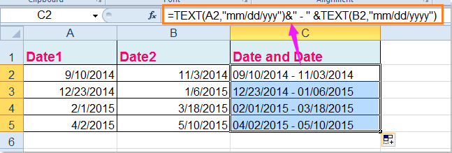 Combine Date With Text In Excel 2 Easy Ways