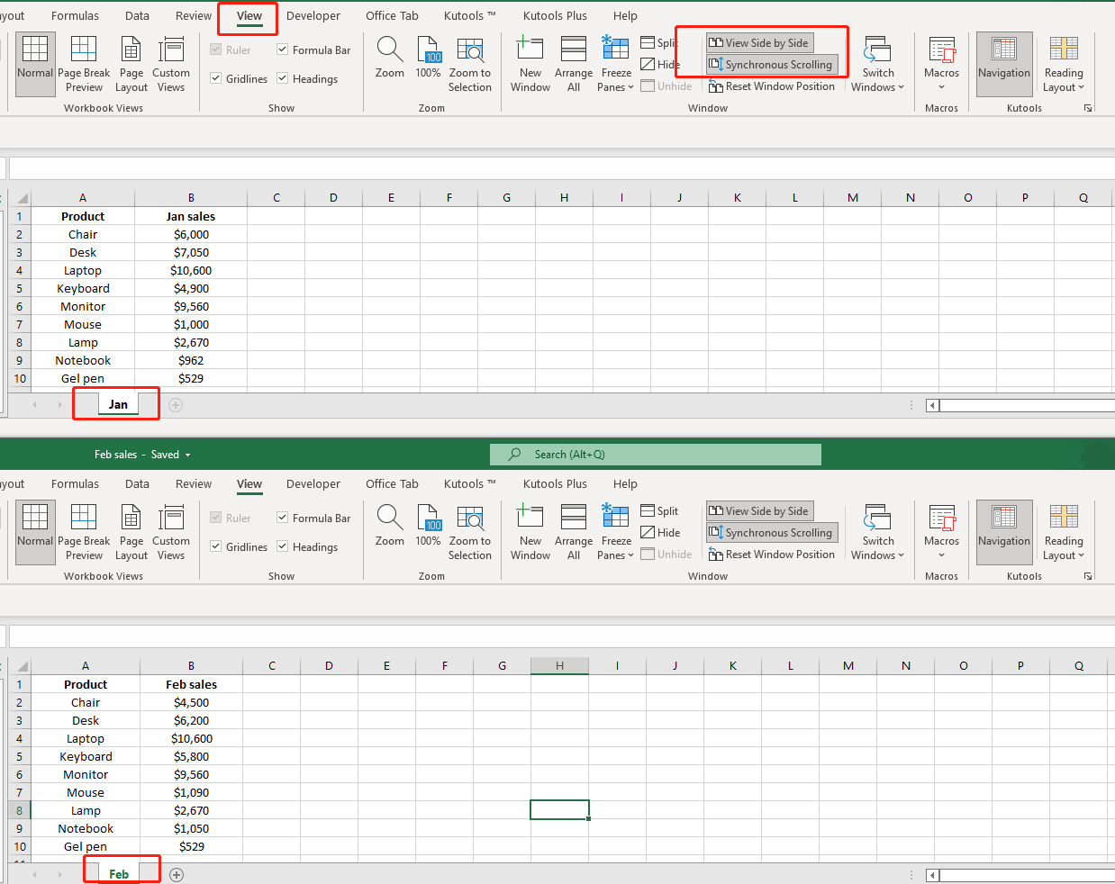 Compare Two Workbooks In Excel 365 2021 2016 Using Ultimate Suite