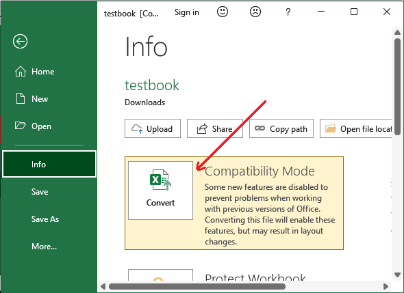 Compatibility Mode In Excel Easy Excel Tips Excel Tutorial Free