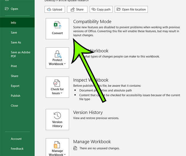 Compatibility Mode In Excel Find Check Save And Turn Off Exceldemy