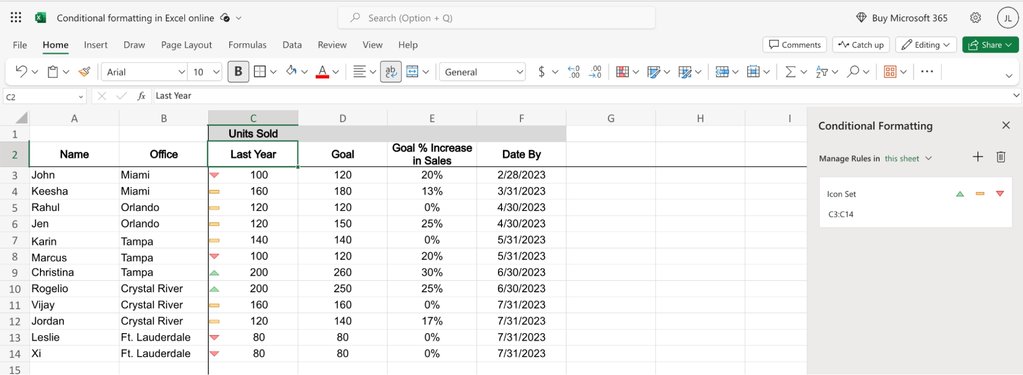 Conditional Formatting In Microsoft Excel To Highlight The Information