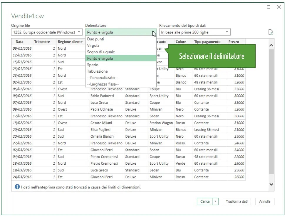 Convertire Csv In Excel Doctools It Conversione Documenti