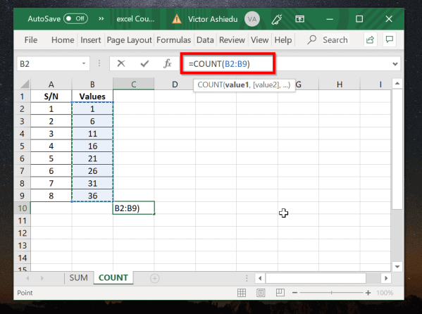 Count Number Of Excel Cells By Color With Examples