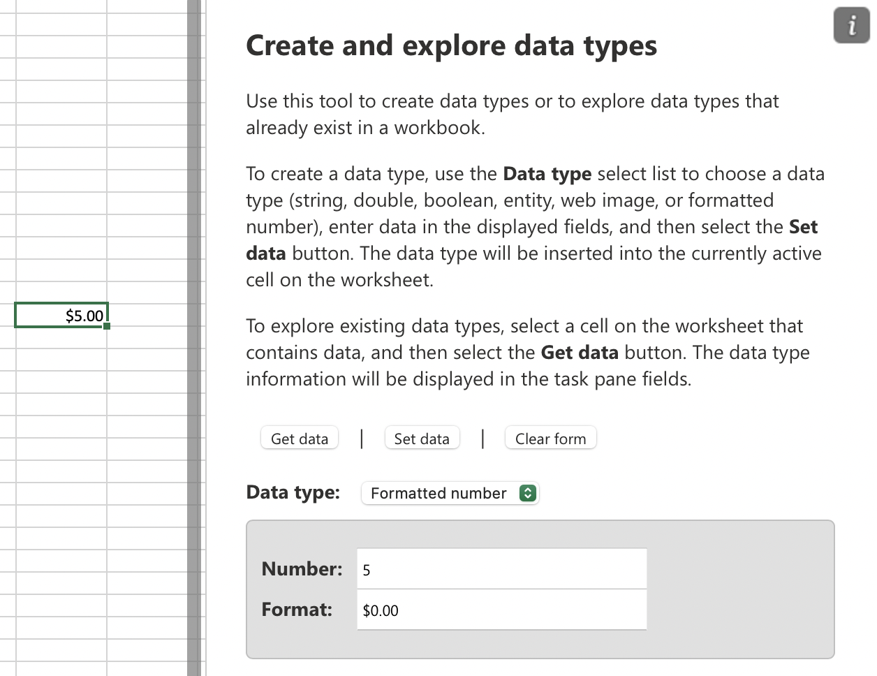 Create And Explore Data Types In Excel Code Samples Microsoft Learn