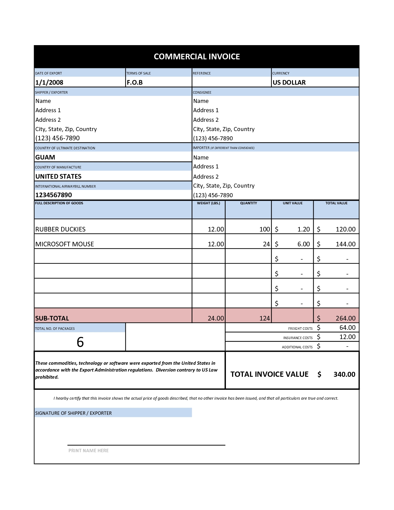 Create Invoices In Excel Invoice Template Ideas