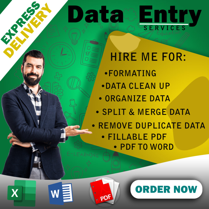 Data Entry Excel Clean Merge Split Big Excel Data Files By Srv0607 Fiverr