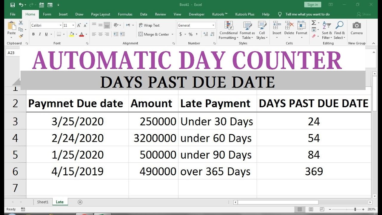 Days Calculator Excel Bruin Blog