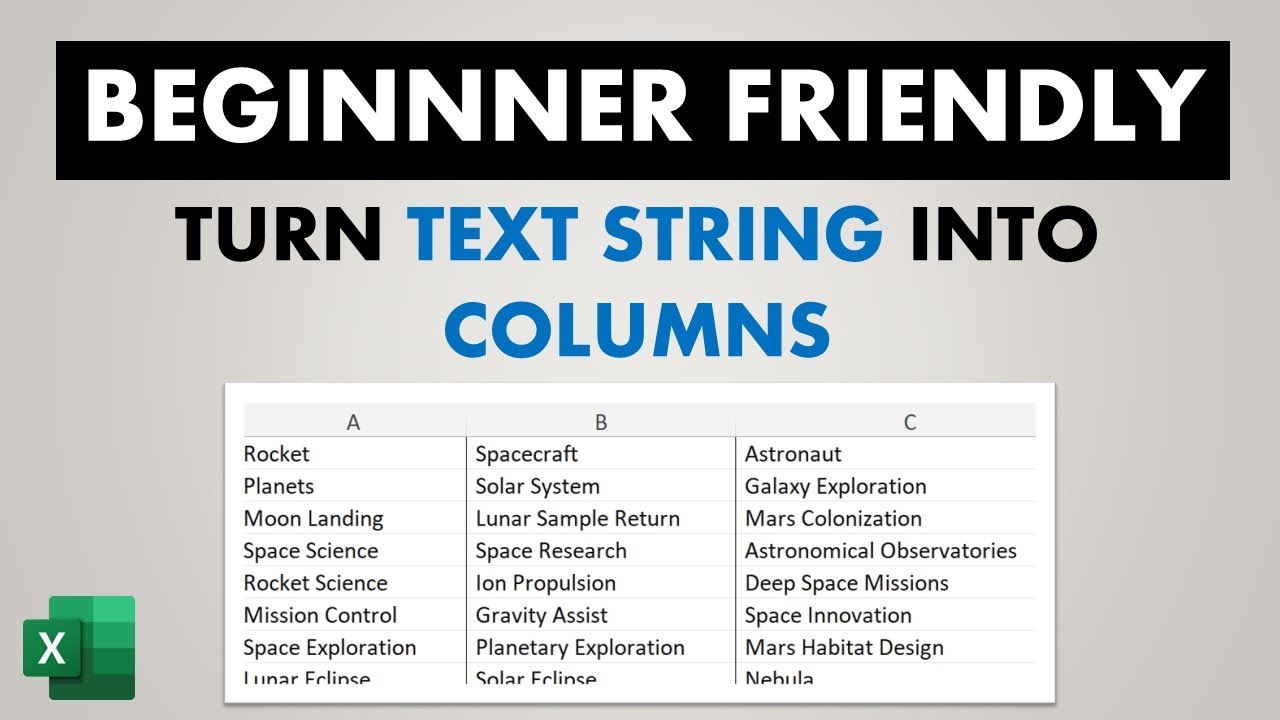 Easy Excel Tutorial Splitting Data Text To Columns 11 Youtube