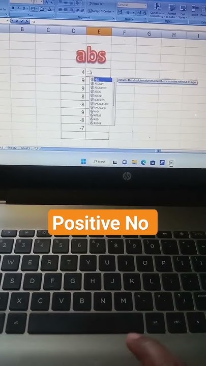 Excel Amazing Trick How To Convert Negative To Positive Number