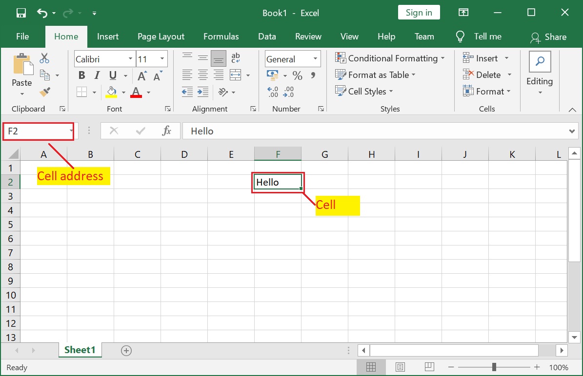 Excel Cells Semer Excel