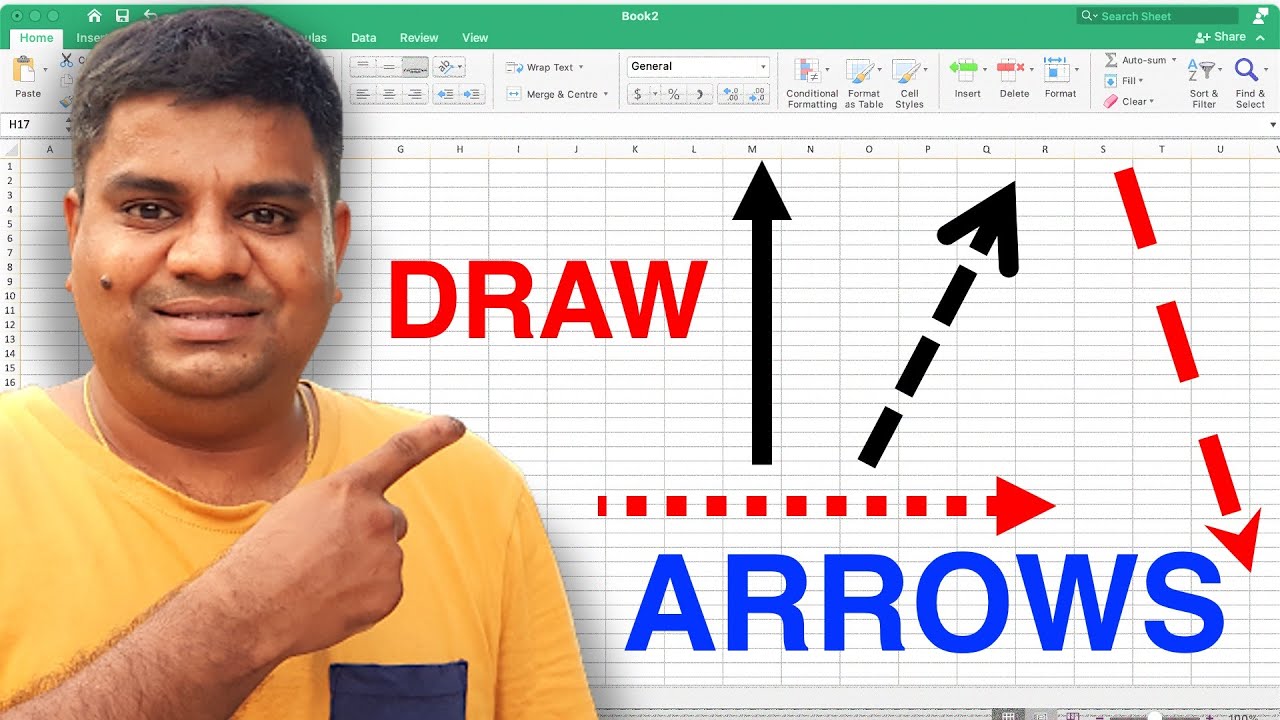 Excel Draw Arrow