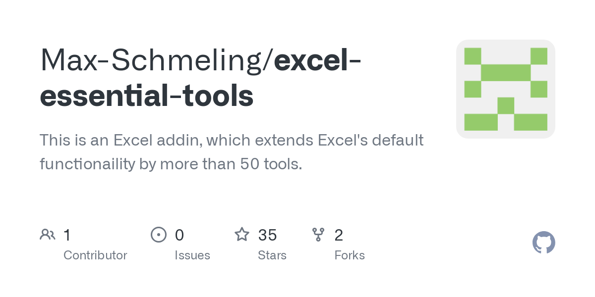 Excel Essential Tools Excel Essential Tools Addin Xlam At Main Max