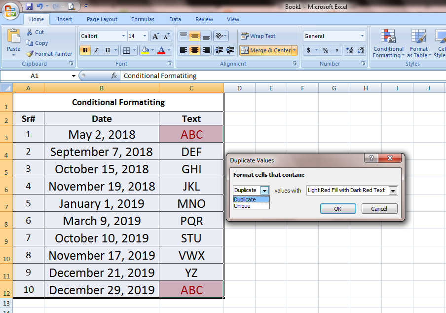 Excel Find Duplicates In Column Formula Geragrace