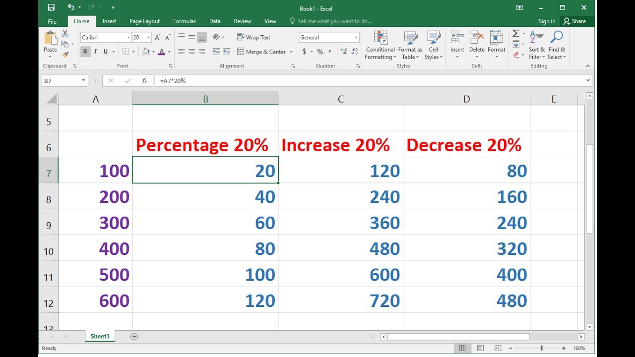 Excel Find Percentage Shortcut Way To Calculate Percentage Increase