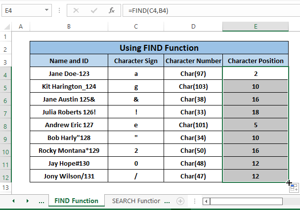 Find Second Character in Excel String Easily