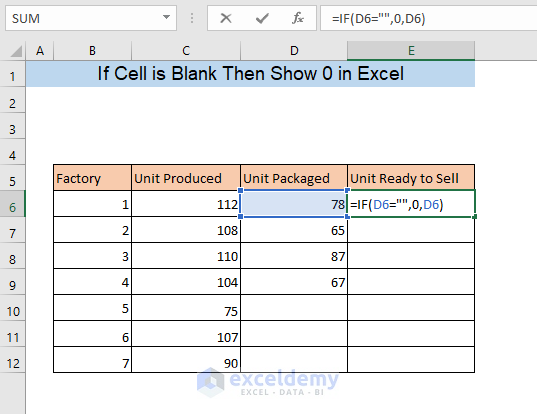 Excel Formula If Zero Then Leave Blank Contoh Soal Siswa Images And Photos Finder