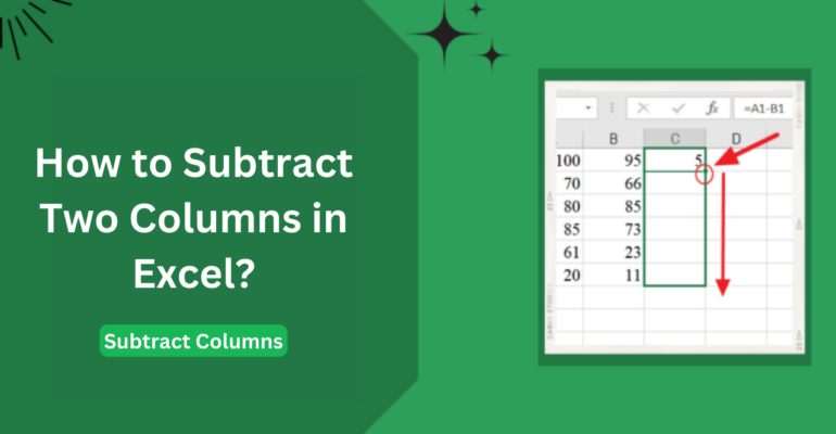 Excel Formula Subtract Two Columns Bxemp