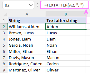 Excel Formula To Extract Text After A Certain Character Catalog Library