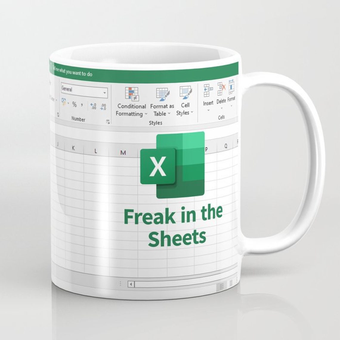 Excel Freak In The Sheets Mug: Must-Have for Spreadsheet Lovers