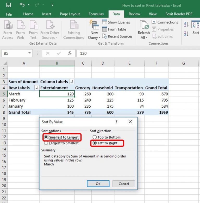 Excel How To Sort Pivot Table By Date