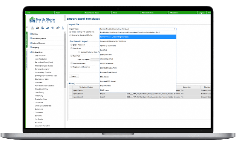 Excel Integration North Shore Systems