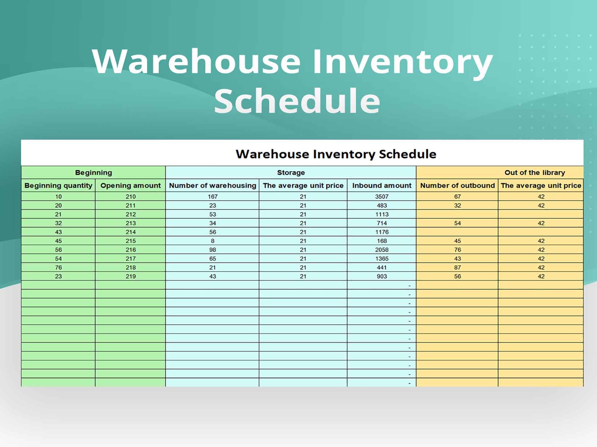 Excel Inventory Sheet Templates Xls Xlsx Formats Excel Templates