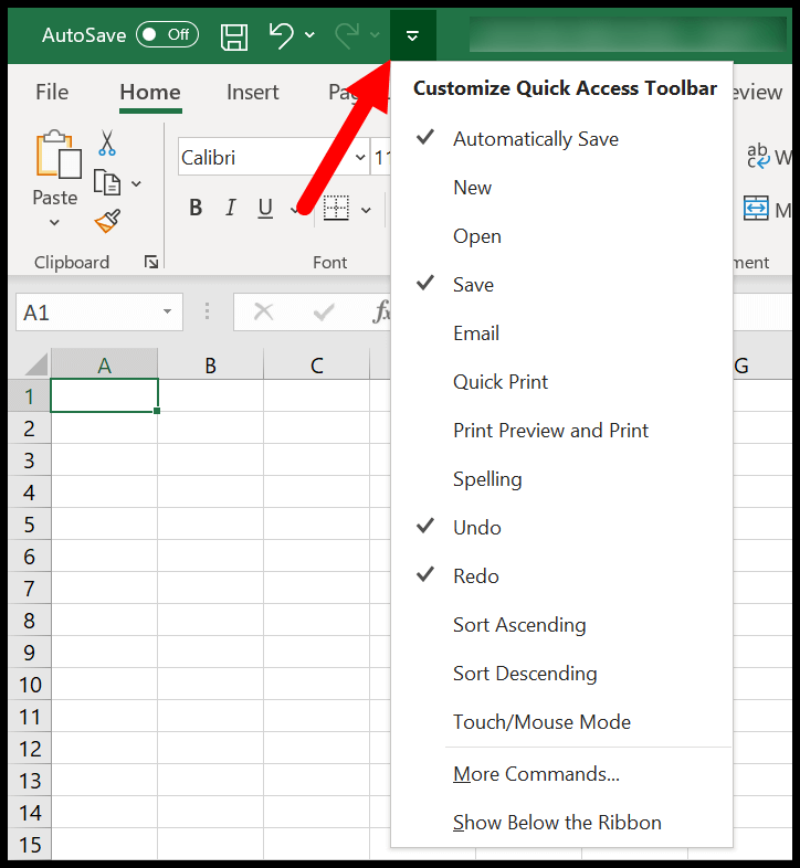 Excel Quick Access Toolbar Customization Tip Ituziast