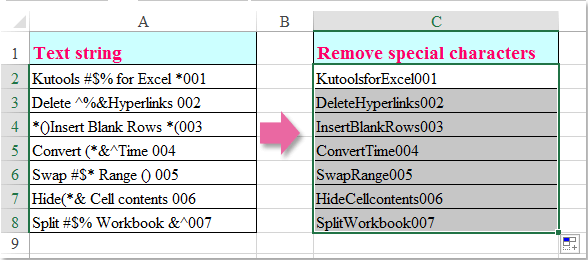 Excel Remove Special Characters Function Catalog Library