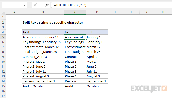 Excel Split String Based On Multiple Delimiters