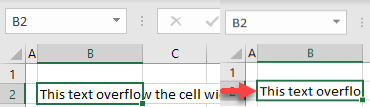 Excel Stop Text Overflow Fasrchrome